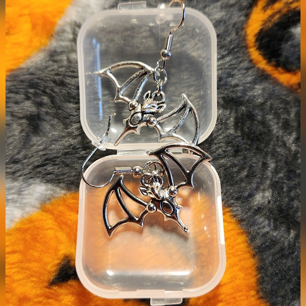 Bat earrings